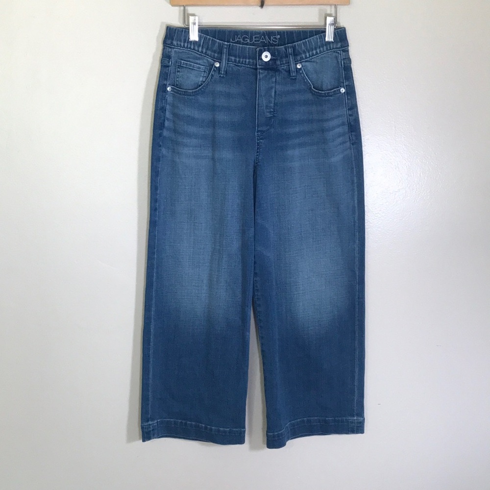 NEW JAG High‎ Rise Wide Leg Crop Jean